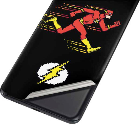 DC Comics The Flash Pixelated Running Pose Galaxy S21 Ultra 5G Skin